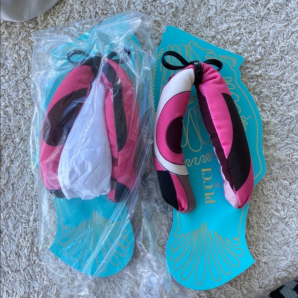 Pucci Pink flip flops 
New
